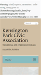 Mobile Screenshot of kensingtonparksrq.com