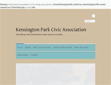 Tablet Screenshot of kensingtonparksrq.com